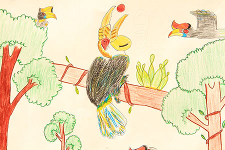 Canvas Art Prints - Declutter - Children's Drawing