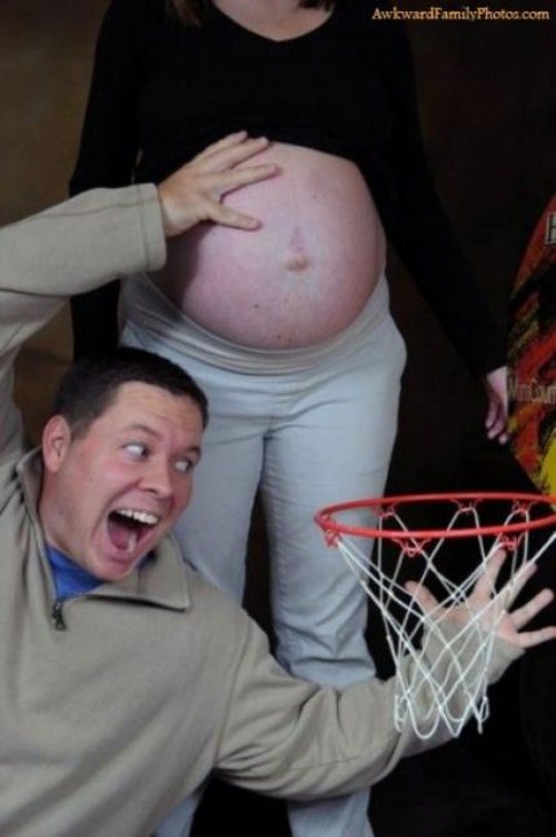 Awkward Pregnancy Photos - Slam Dunk