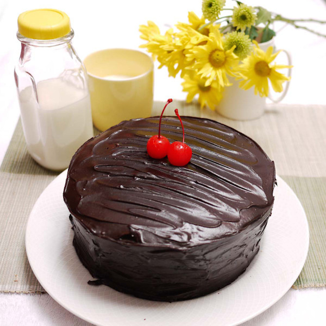 Chocolate Birthday Cake - Moist Devil's Food Cake