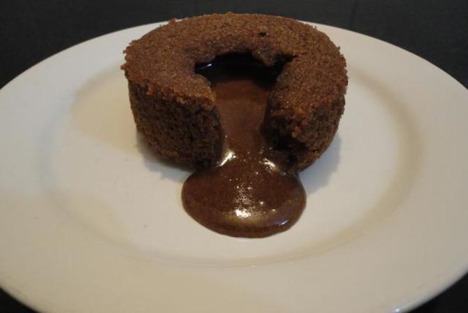 Chocolate Birthday Cake - Molten Chocolate Cake