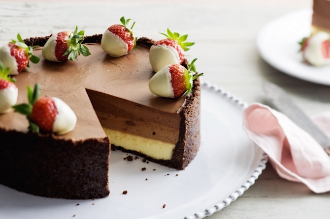 Chocolate Birthday Cake - Triple Choc Cheesecake