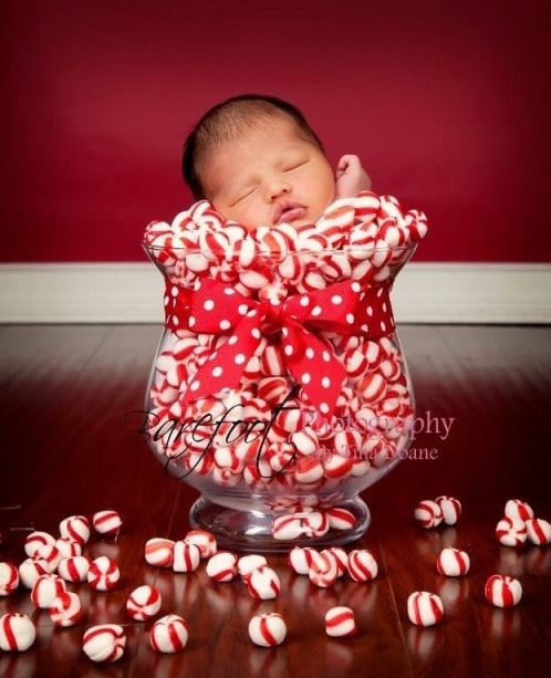 Christmas Photos - Baby Candy