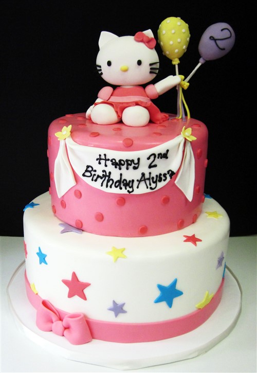 Girls Birthday Cakes - Hello Kitty