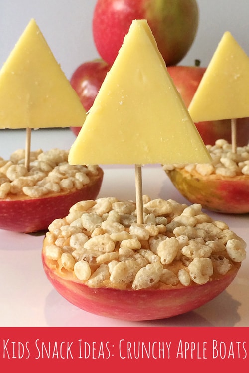 Healthy Snack Ideas - Apple Boats