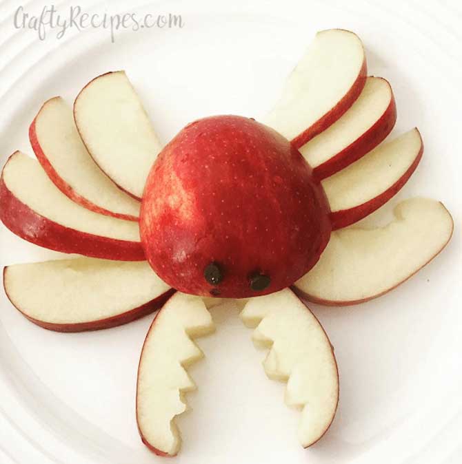 Healthy Snack Ideas - Apple Crabs