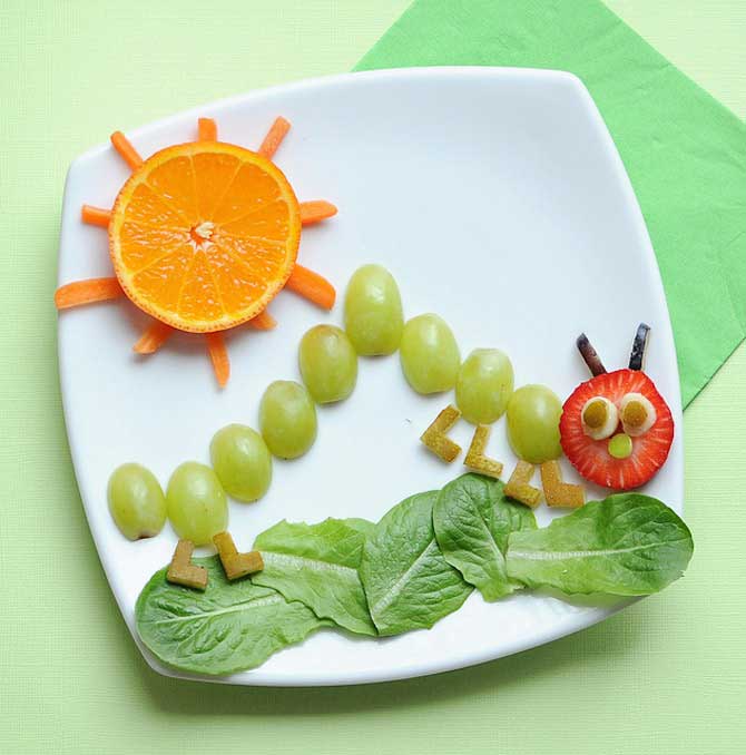 Healthy Snack Ideas - Caterpillar