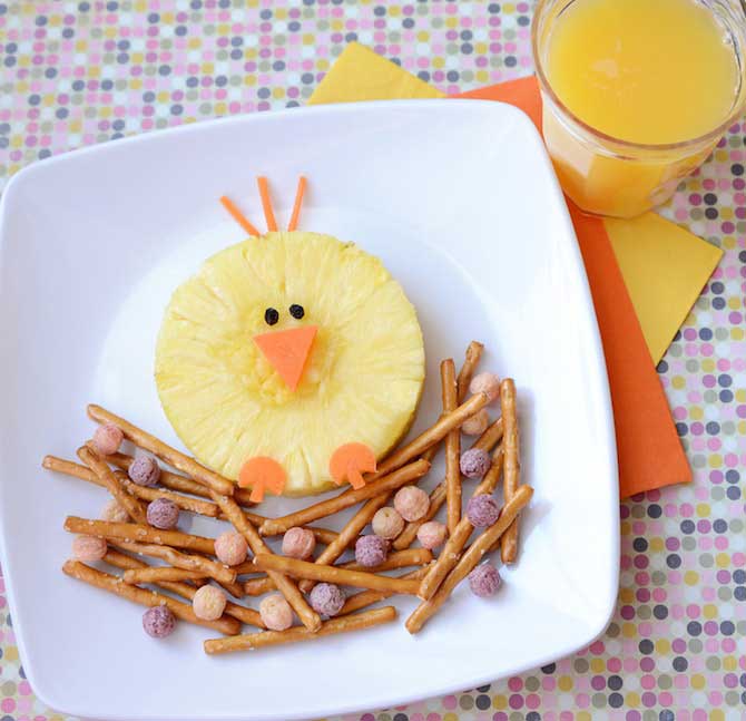 Healthy Snack Ideas - Pineapple Bird