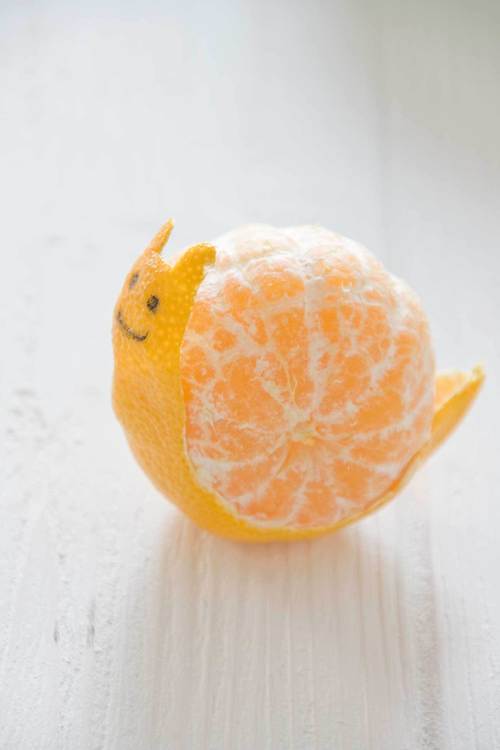 Healthy Snack Ideas - Snail Orange