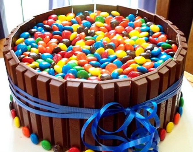 Kids Birthday Cakes - Kit Kat Cake