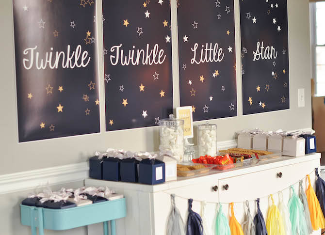 Baby Shower Themes - Twinkle Little Star
