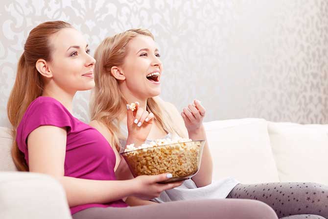 18th Birthday Party Ideas - Movie Marathon Slumber Party