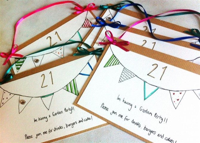 21st Birthday Party Ideas - Diy Invitations