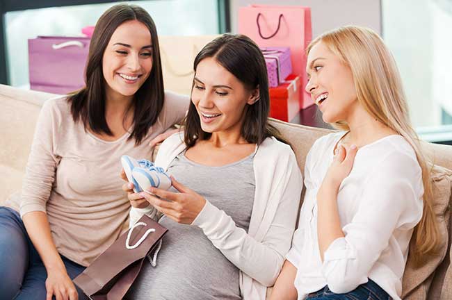 Baby Shower Games - Women Talking