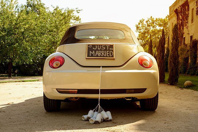 Wedding Planning Checklist - Just Married Car