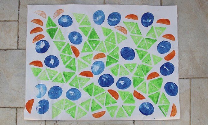 Art Projects For Kids - Potato Stamps