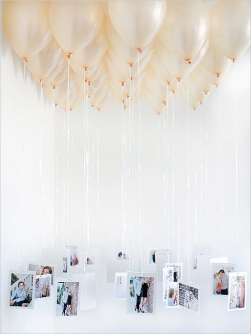 Birthday Party Ideas - Balloon Chandelier