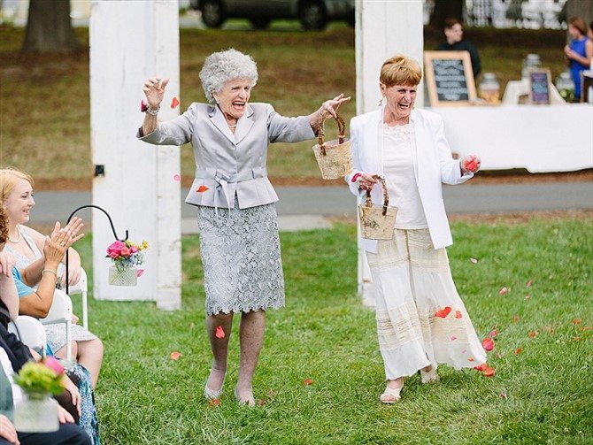 Different Weddings - Grandma Flower Girl