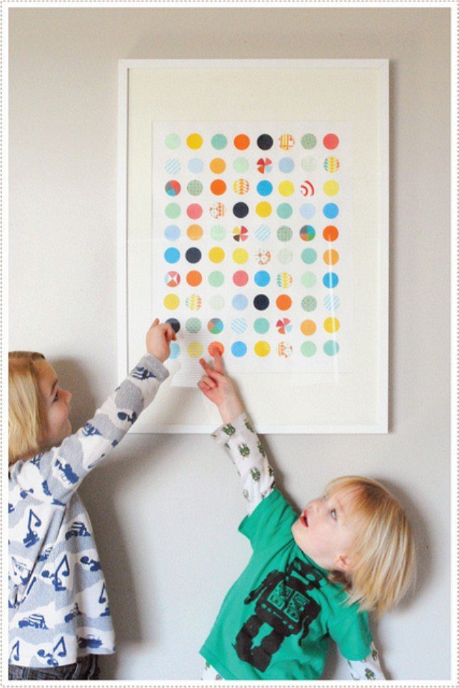 Diy Wall Art - Circle Punch Wall art