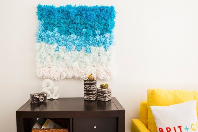 Diy Wall Art - Pom Pom Wall Art