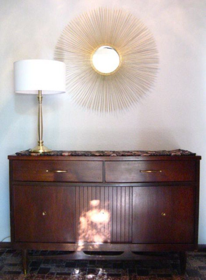 Diy Wall Art - Sunburst Mirror