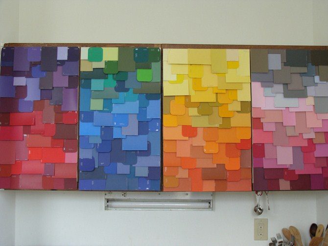 Diy Wall Art - Paint Swatch Wall Art