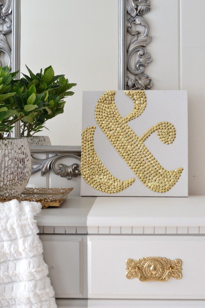 Diy Wall Art - Thumbtack Wall Art