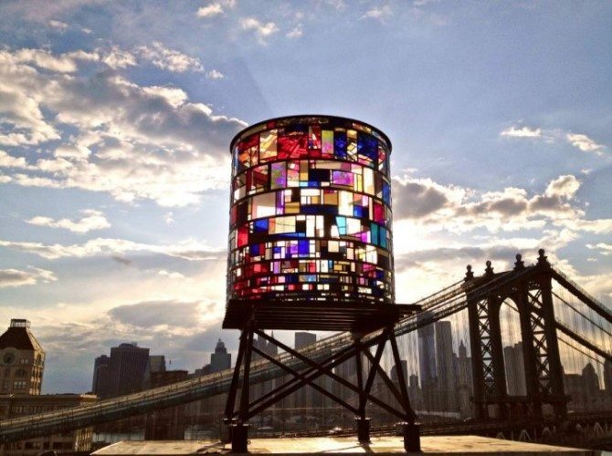 Glass Art - Fruin's Watertower
