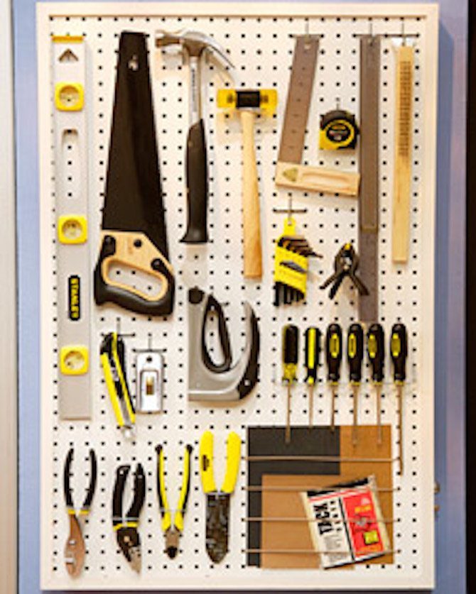 Homemade Gifts - Pegboard Organiser