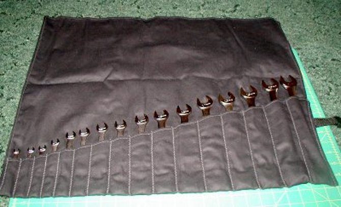 Homemade Gifts - Rollup Tool Organiser