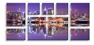 cityscape split canvas