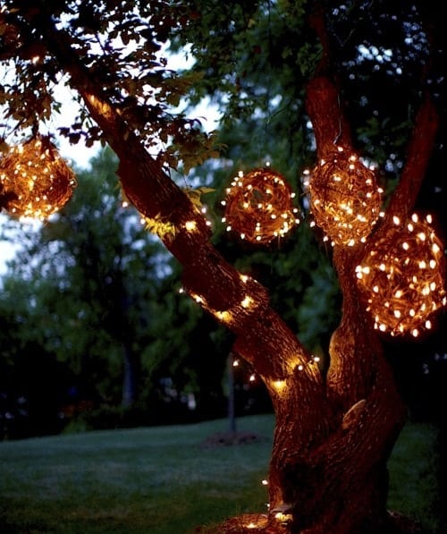 Christmas Decoration Ideas - Garden Grapevine Balls