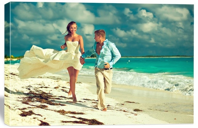 Contemporary Interior Design - Wedding Canvas Print