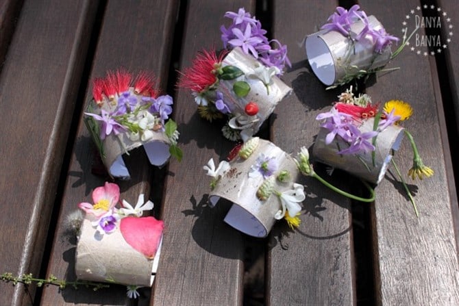 Craft For Toddlers - Nature Cuffs