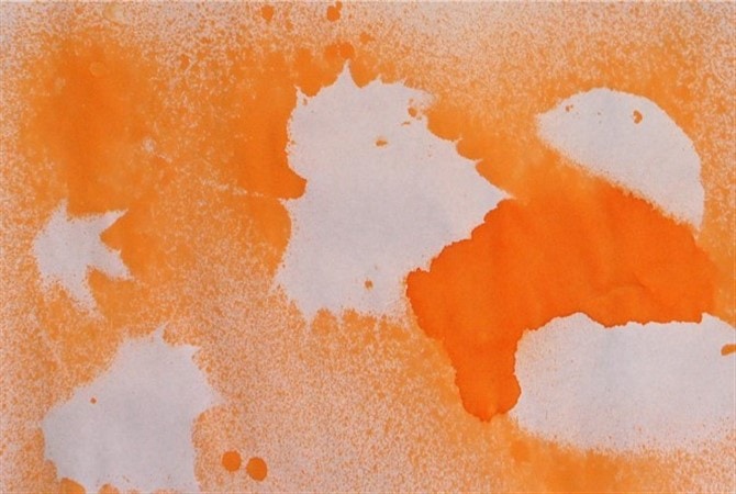 Craft For Toddlers - Negative Leaf Impressions