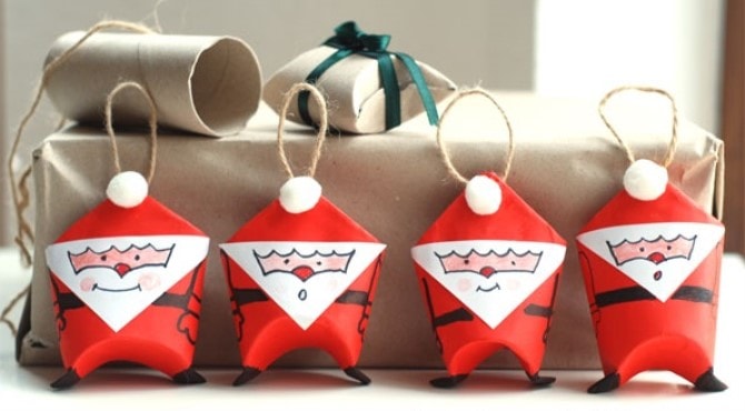 Kids Christmas Crafts - Santa