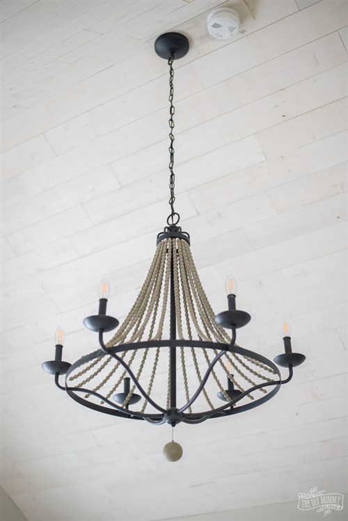Master Bedroom Decorating Ideas - Rustic Chandelier