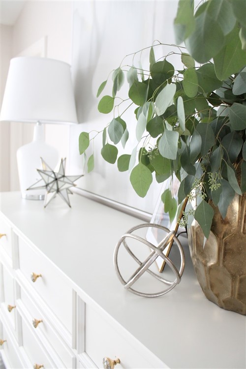 Master Bedroom Decorating Ideas - Silver Accents