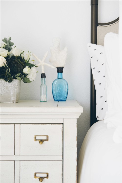 Master Bedroom Decorating Ideas - Starfish Bottles