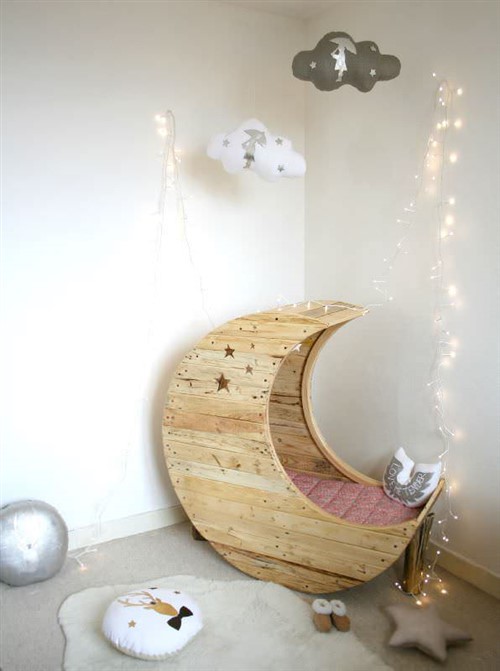 Nursery Ideas - Moon Crib