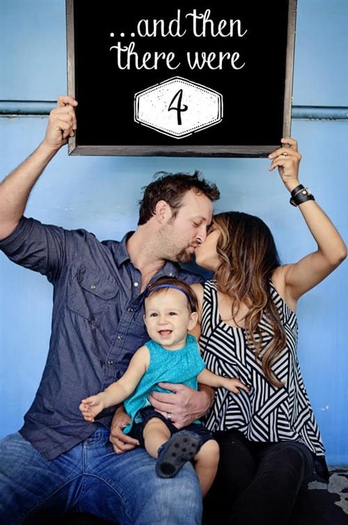 Pregnancy Announcement Ideas -And Then There Were 4 