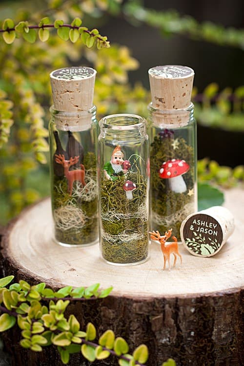 Unique Wedding Favour Ideas - Woodland Faerie Terrarium
