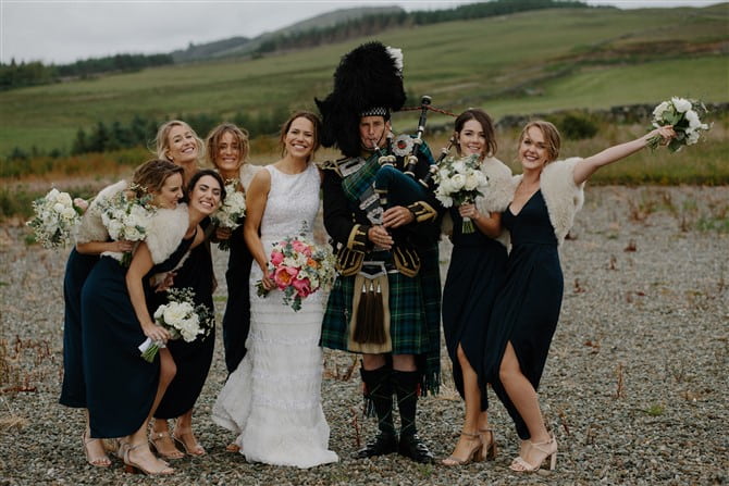 Unique Wedding Photo Ideas - Kilt Party