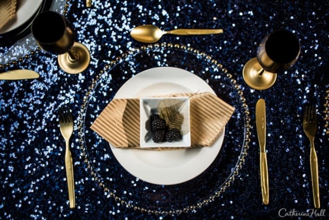 Wedding Themes - Winter Blue And Gold
