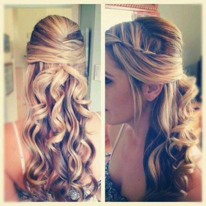 Wedding Hairstyles - Half up