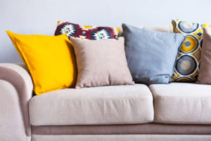 Multi-coloured-cushions