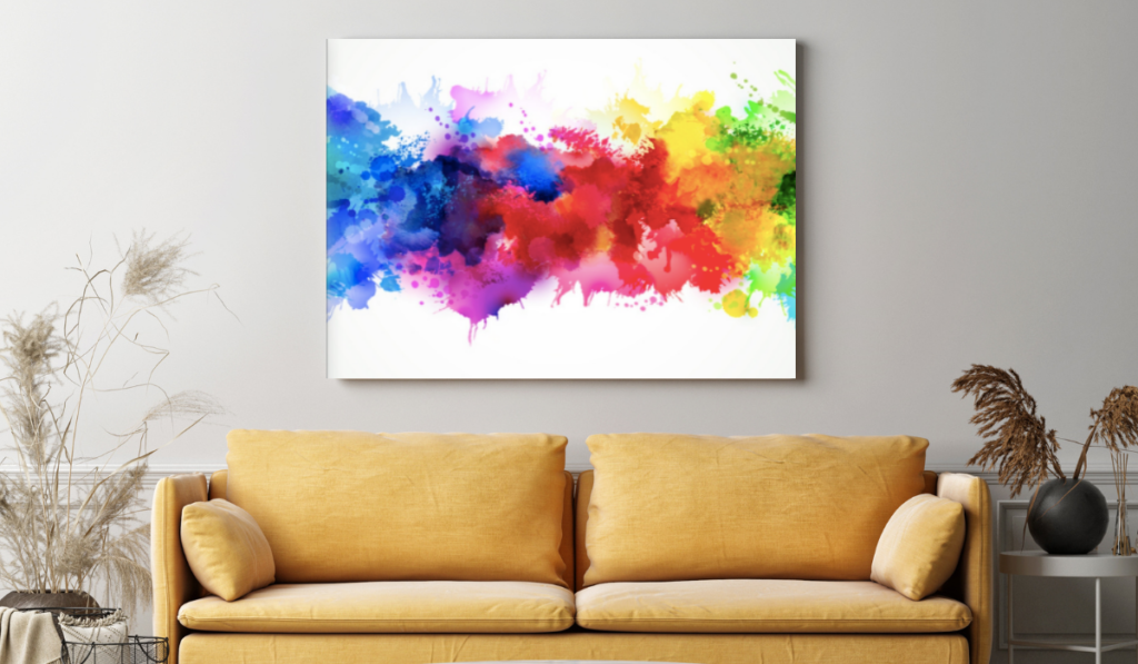 colourful wall art abstract art