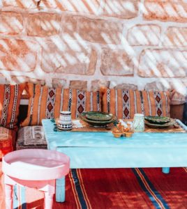 moroccan outdoor setting