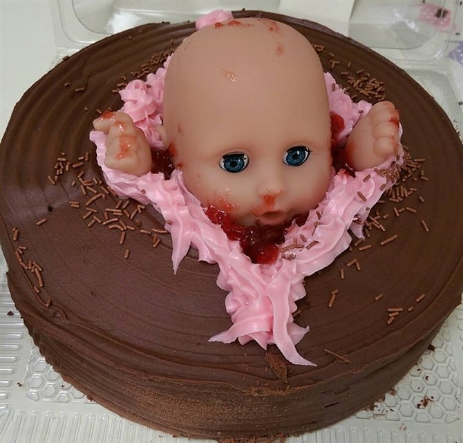 Baby Shower Food - Baby Head 