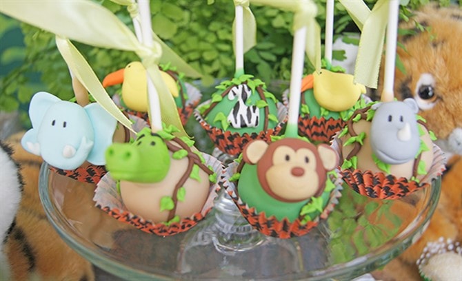 Boys Birthday Cakes - Jungle Cupcakes