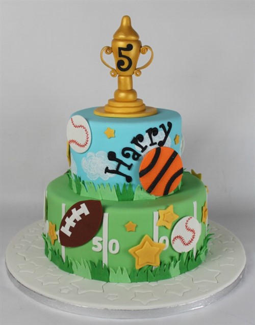 Boys Birthday Cakes - Sports Themed